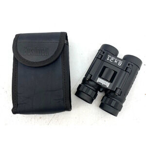 Bushnell PowerView 8x21 Binoculars 378FT. AT 1000 YDS With Canvas Case - Used